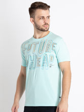 Mens Printed Round Neck T-Shirt